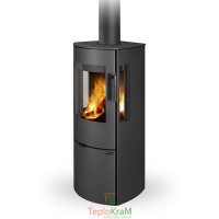Печь Romotop PARLA 3S 30 (панорамное и боковое двойное остекление + стальной корпус), 6 кВт