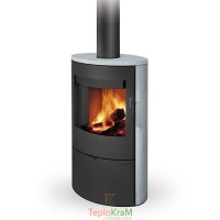 Піч Romotop SONE 22 (сталевий корпус + камінь зверху та з обох боків), 6,3 кВт