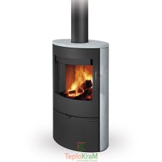 Піч Romotop SONE 22 (сталевий корпус + камінь зверху та з обох боків), 6,3 кВт