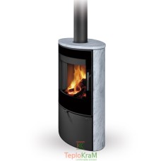 Піч Romotop SONE G 22 (сталевий корпус + камінь зверху та з обох боків), 6,3 кВт