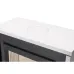 Піч Romotop ALEDO G 10 (пряме скло, сталевий корпус + кераміка зверху та з обох боків), 6,8 кВт
