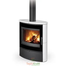 Піч Romotop NAVIA G 10 (панорамне скло, горизонт. топка + кераміка зверху та з обох боків), 7,1 кВт