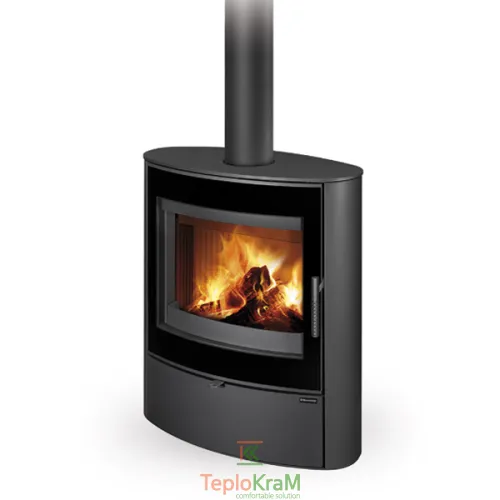 Піч Romotop NAVIA G 30 (панорамне скло, горизонт. топка + сталевий корпус), 7,1 кВт