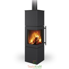 Піч Romotop ESQUINA H (сталевий корпус, кутове суцільне скло) акумуляція (опція), 5,8 кВт