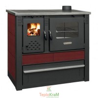 Печь с духовкой и варочной поверхностью Pro-Thermo PANONIA, 10 кВт, красная