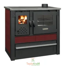 Печь с духовкой и варочной поверхностью Pro-Thermo PANONIA, 10 кВт, красная