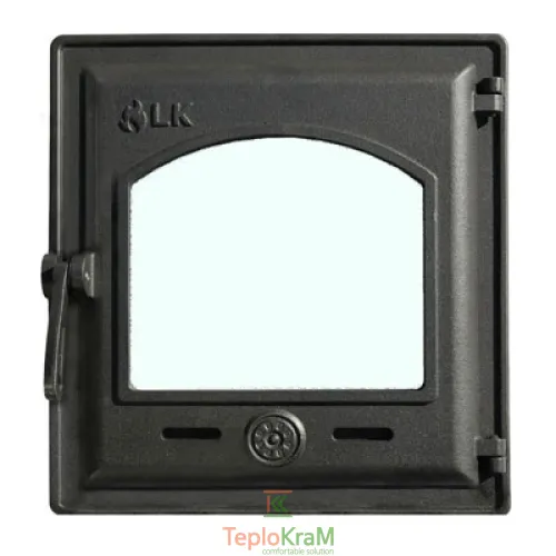Дверцята для печі зі склом Livnica Kula LK 370, 310х340 мм