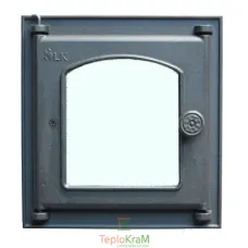 Дверцята для печі зі склом Livnica Kula LK 361, 310х340 мм