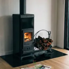 Піч Plamen Dora 10 N, 7,2 кВт, чорна