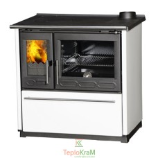Печь с варочной поверхностью и духовкой Plamen 850 Glas N, 8 кВт, белая