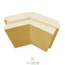 Плита шамотна Refractories FT55-150 75x75x150x55 мм, кутова 135° (гребінь-пас)