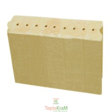 Цегла шамотна Refractories QBD660 60x296x660 мм, ребриста