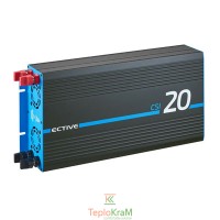 Інвертор напруги ECTIVE CSI 20 (CSI202), 2000 Вт, 12 В, чиста синусоїда
