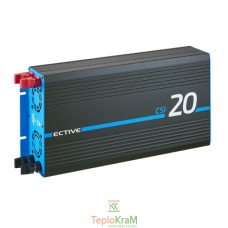 Инвертор напряжения ECTIVE CSI 20 (CSI202), 2000 Вт, 12 В, чистая синусоида
